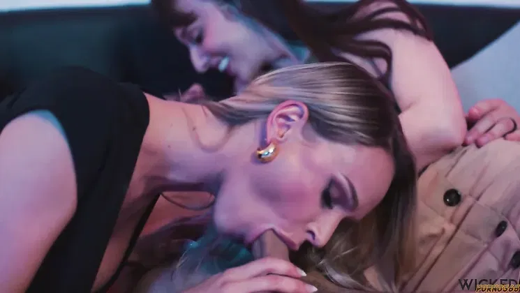 Lexi Luna's big tits and blowjob skills will make you drool while she and her husband team up for a wild group sex adventure