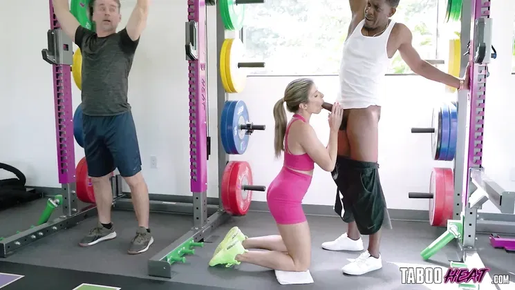 Hot Wife Cory Chase Shared and DP'd After Gym Workout - TabooHeat