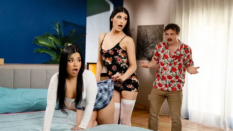 Latina caught cheating with a hot tgirl