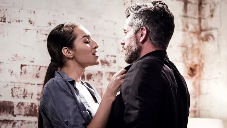 Latina MILF secretary fuck big dick boss