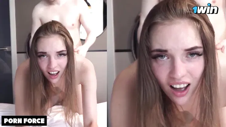 Watch this Ukrainian teen audition for sex work & get a rough cumshot on her face