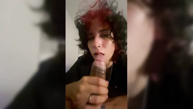 Yo con toda la boca llena