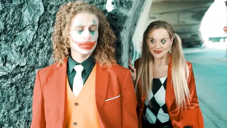 Harley Quinn gets her big tits and ass drilled hard by Joker Xxx's massive cock