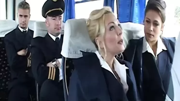 Stewardess Fuck before the end of the flight
