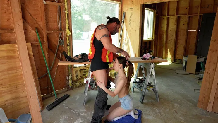 You finished it quickly, here let me give you a blowjob