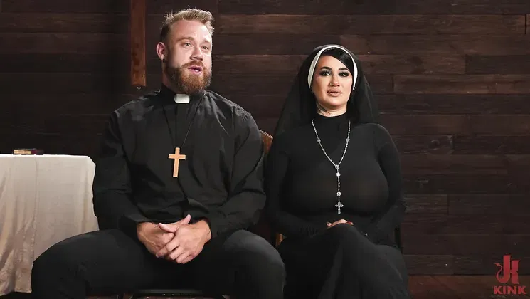 Arabelle Raphael's big tits get covered in cum after kinky BDSM session