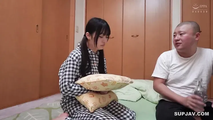 Japanese school girl daughter gets creampied by her father