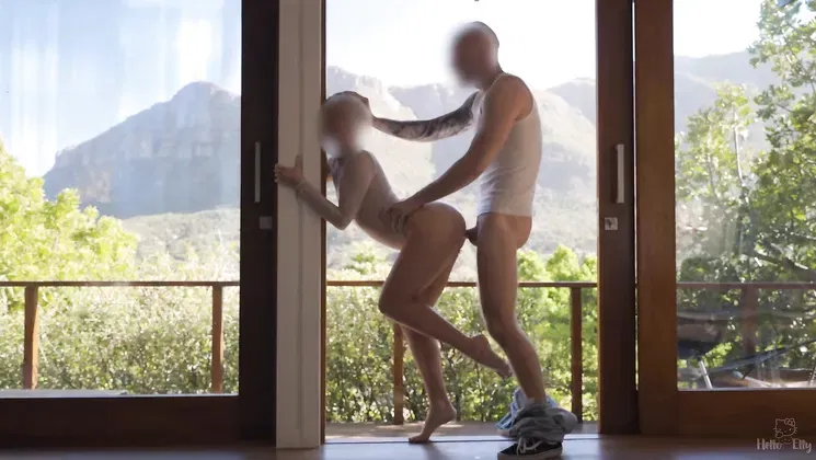 Helped stepsis stretch and cream her tight pussy with her big ass & blowjob skills