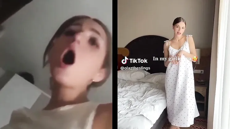 Tiktok star Ola Lamczyk fucking on  sextape