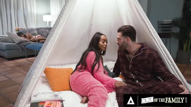 Stepdad bangs naughty teen in hot interracial action - Naughty Teen Gets Caught Masturbating!