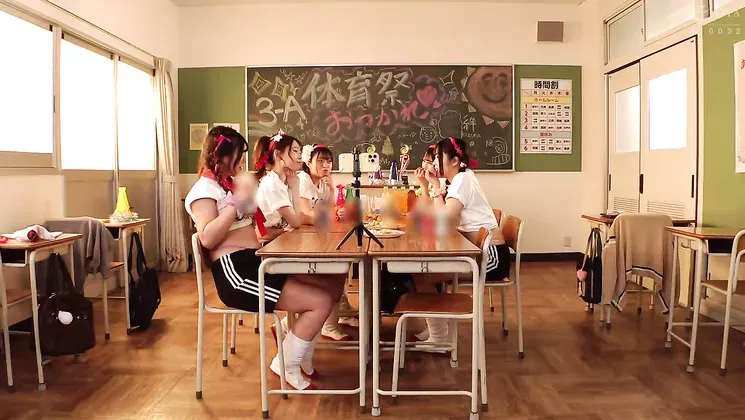 After The Sports Festival Sexy, Cute Girls Became Open-minded And Cum Inside Without A Condom