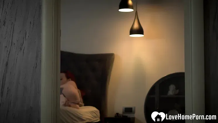 Redhead hottie was not ready for my cock