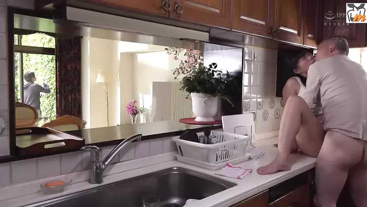 When My Husband Goes Outside For 5 Minutes To Smoke, My Father-In-Law Immediately Pounces And Fucks Me Until He Cums Inside Me - Big Tits Milf 5