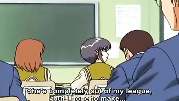 Hentai babe gangbang fucked in the classroom