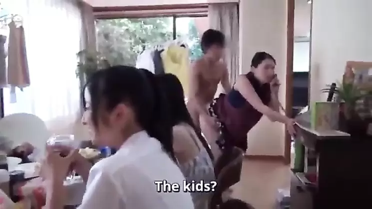 Step Mom fucks Son while everybody Watches